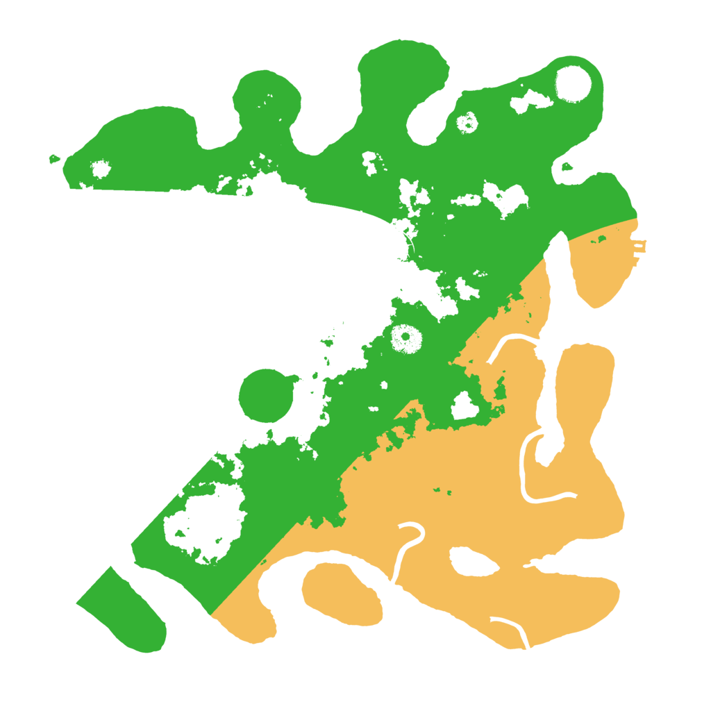 Biome Rust Map: Procedural Map, Size: 3500, Seed: 113154
