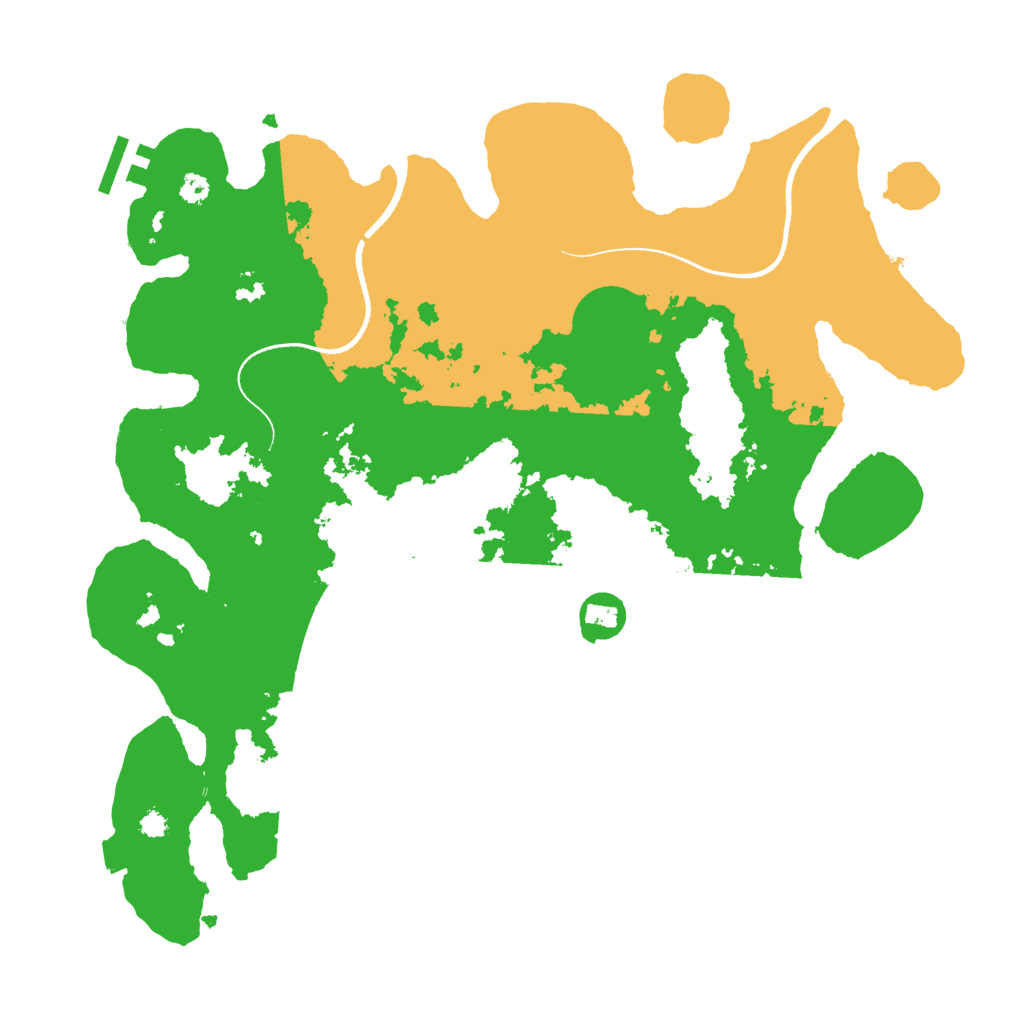 Biome Rust Map: Procedural Map, Size: 3500, Seed: 12999656