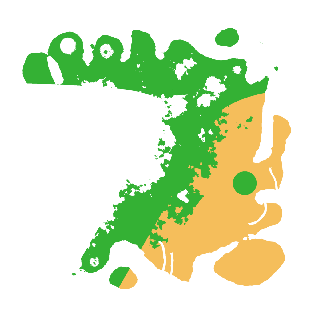 Biome Rust Map: Procedural Map, Size: 3500, Seed: 45859617