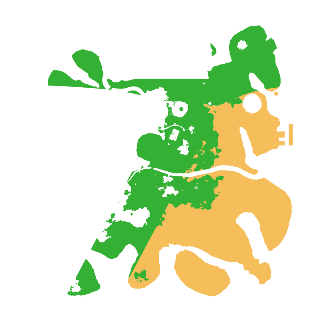 Biome Rust Map: Procedural Map, Size: 3000, Seed: 157865