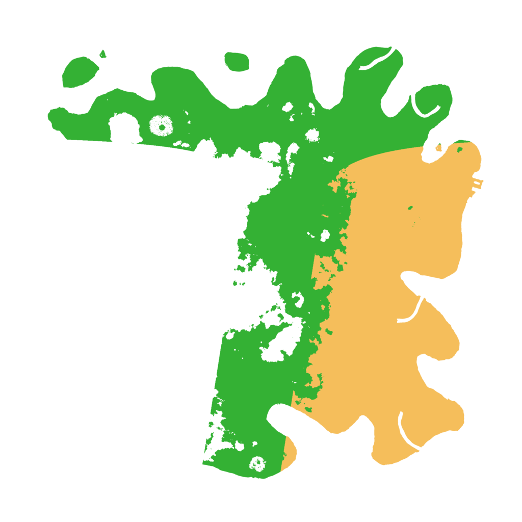 Biome Rust Map: Procedural Map, Size: 3500, Seed: 100511227