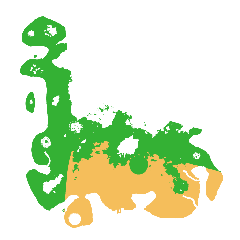 Biome Rust Map: Procedural Map, Size: 3500, Seed: 293658