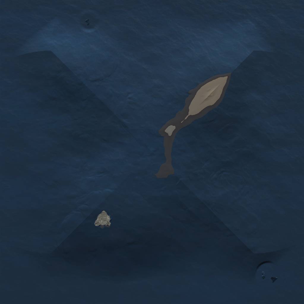 Rust Map: Procedural Map, Size: 1000, Seed: 964935, 3 Monuments