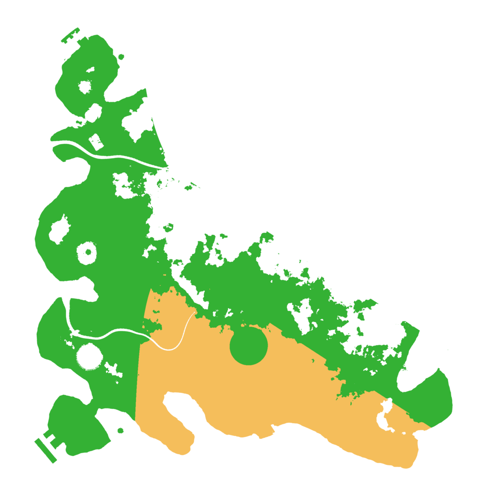 Biome Rust Map: Procedural Map, Size: 3500, Seed: 29144609
