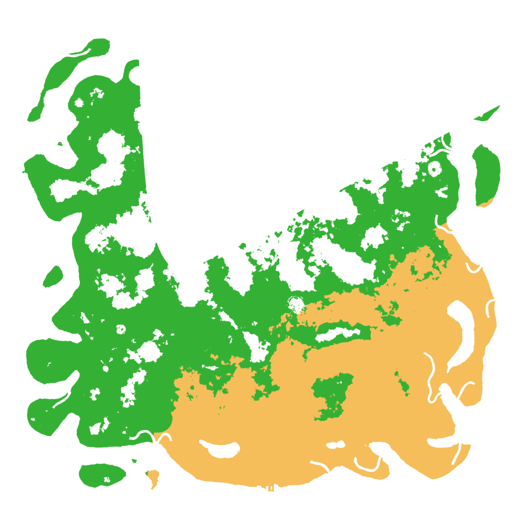 Biome Rust Map: Procedural Map, Size: 5500, Seed: 923411579