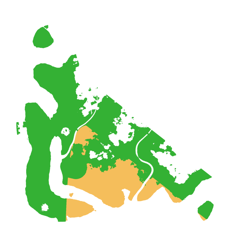 Biome Rust Map: Procedural Map, Size: 3000, Seed: 6870876