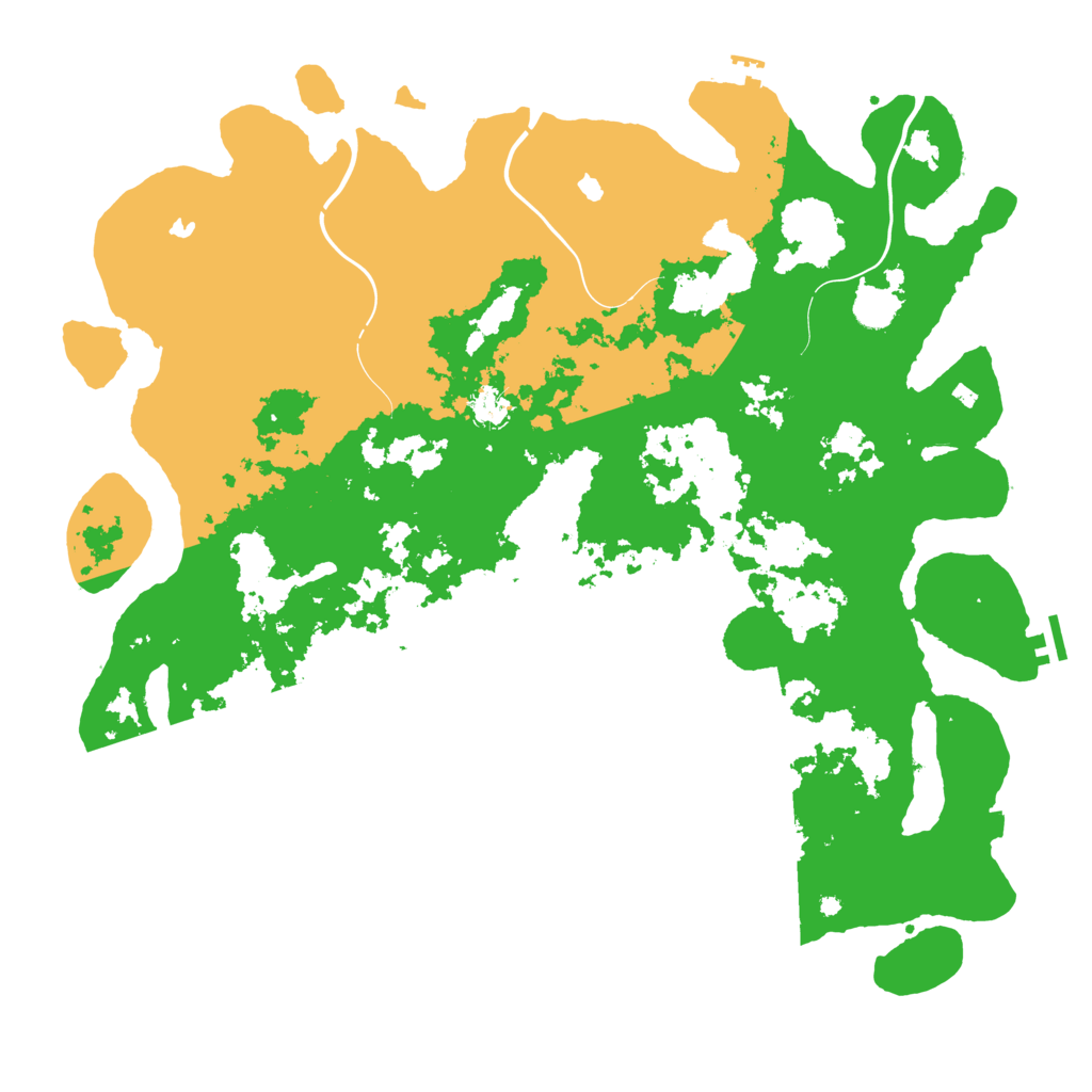 Biome Rust Map: Procedural Map, Size: 4800, Seed: 277012537