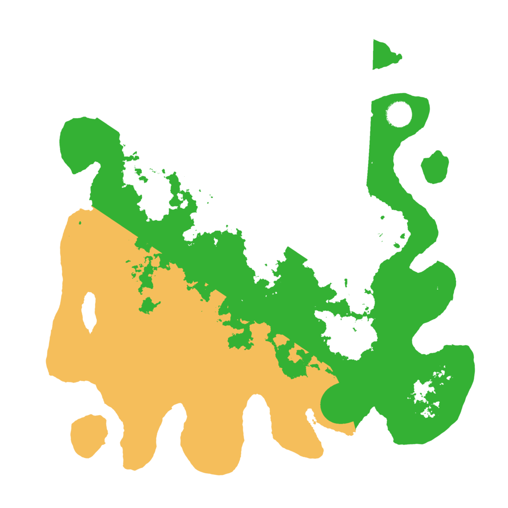 Biome Rust Map: Barren, Size: 3500, Seed: 235829504