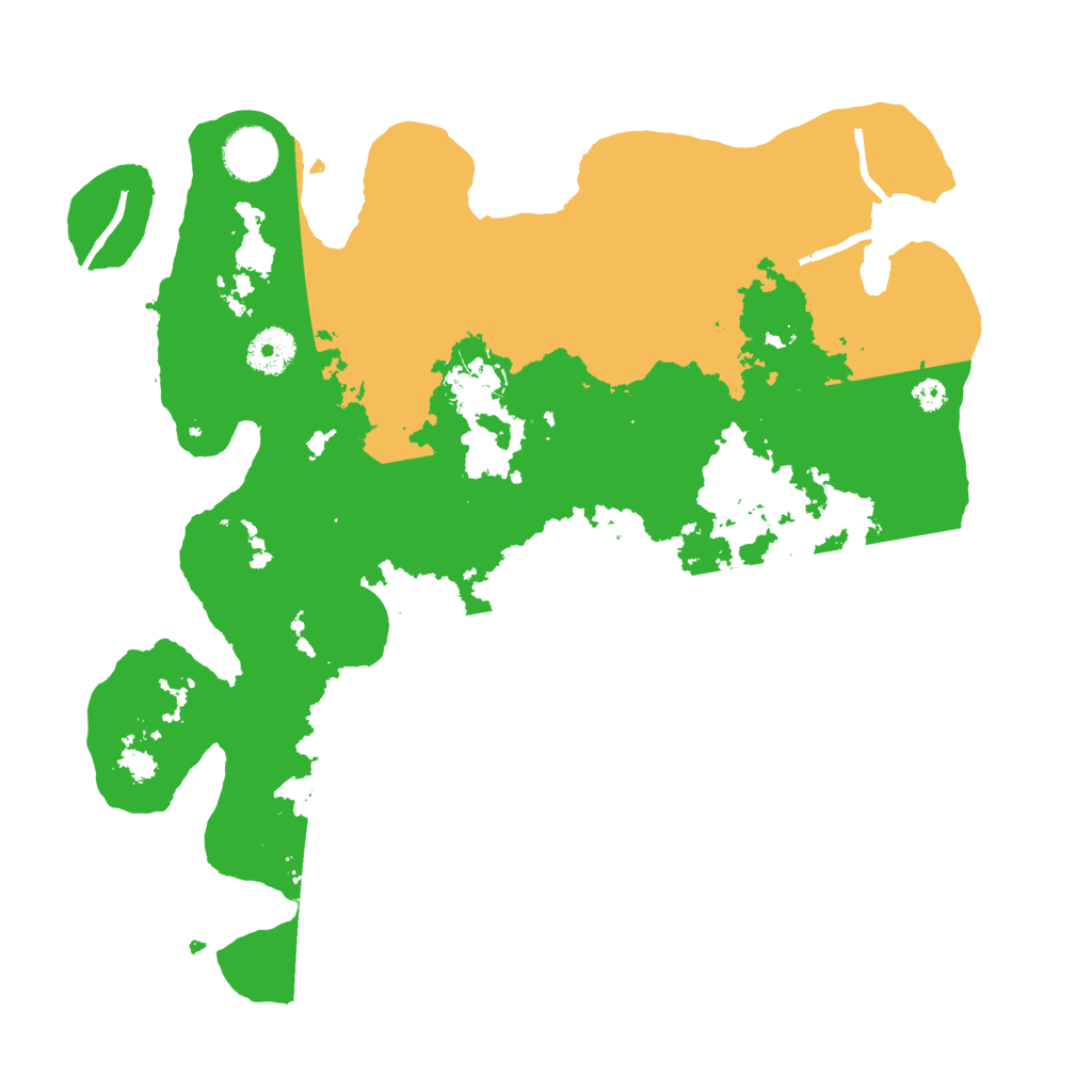 Biome Rust Map: Procedural Map, Size: 3500, Seed: 838795470