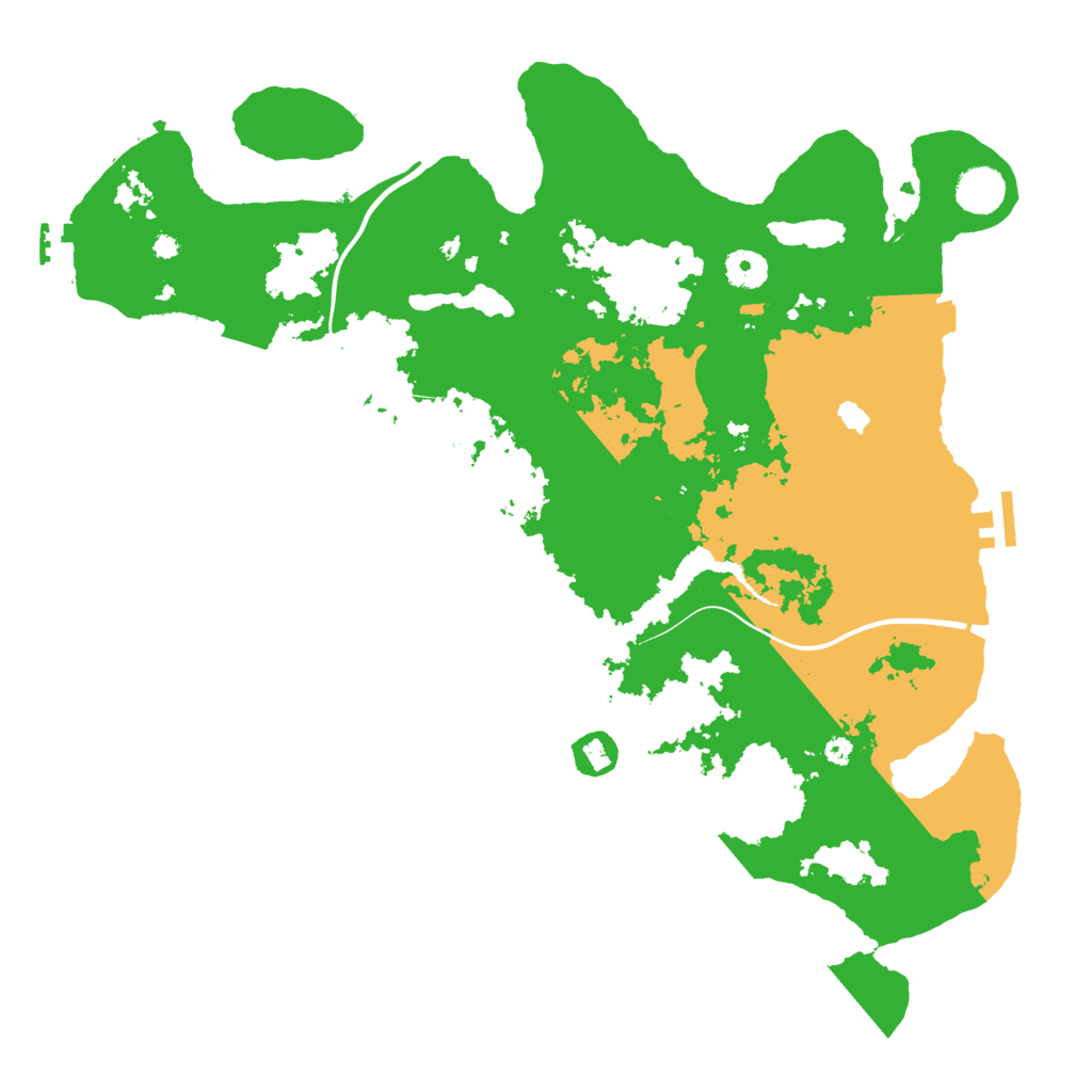 Biome Rust Map: Procedural Map, Size: 4000, Seed: 37272774