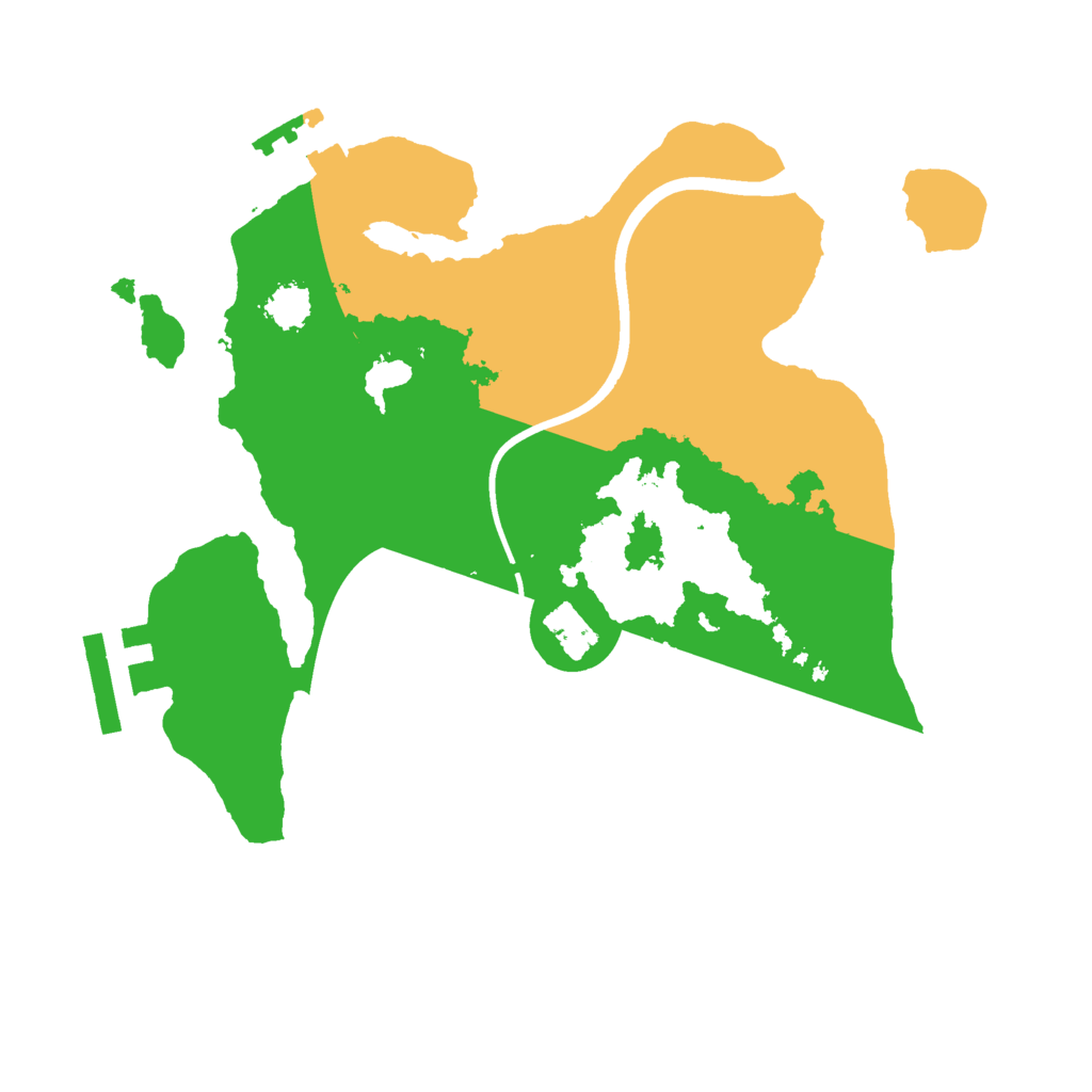 Biome Rust Map: Procedural Map, Size: 2200, Seed: 355757033