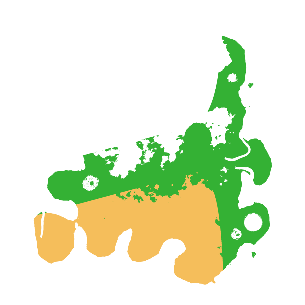 Biome Rust Map: Procedural Map, Size: 3000, Seed: 99319353