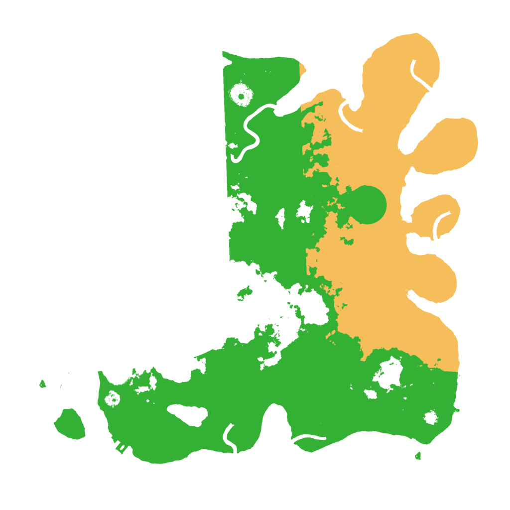 Biome Rust Map: Procedural Map, Size: 3500, Seed: 625116150