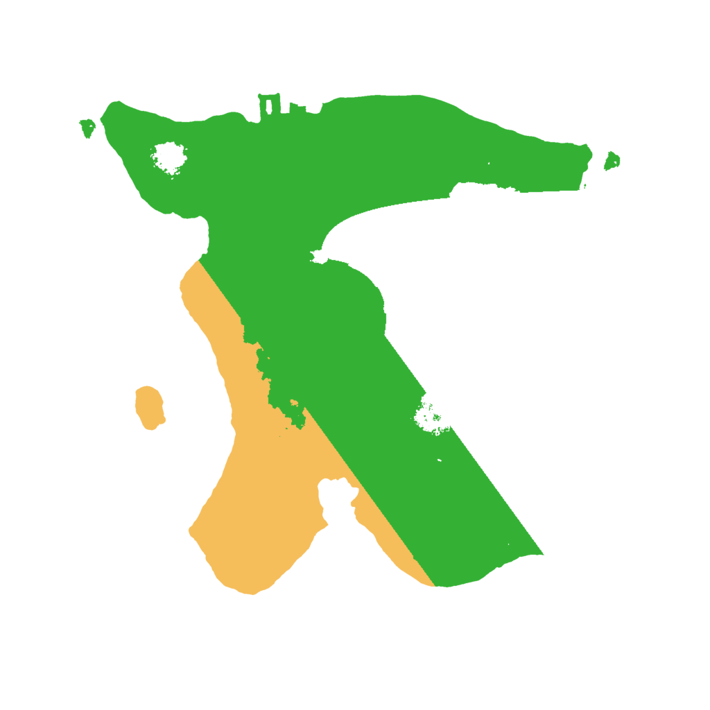 Biome Rust Map: Procedural Map, Size: 2000, Seed: 1739831913