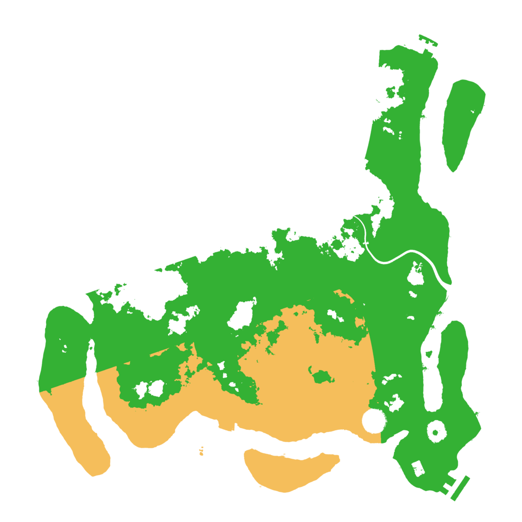 Biome Rust Map: Procedural Map, Size: 3800, Seed: 25805921