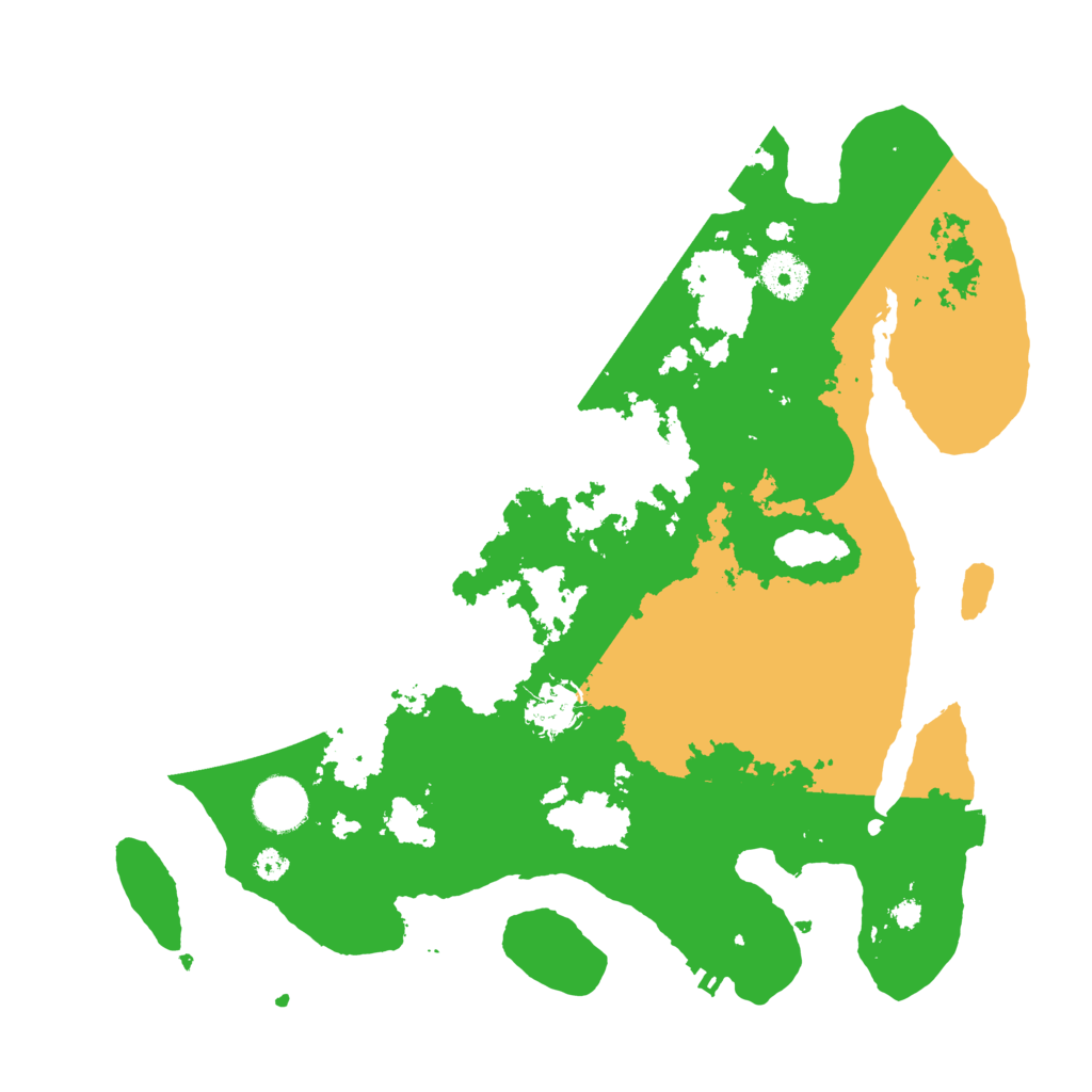 Biome Rust Map: Procedural Map, Size: 3500, Seed: 51520