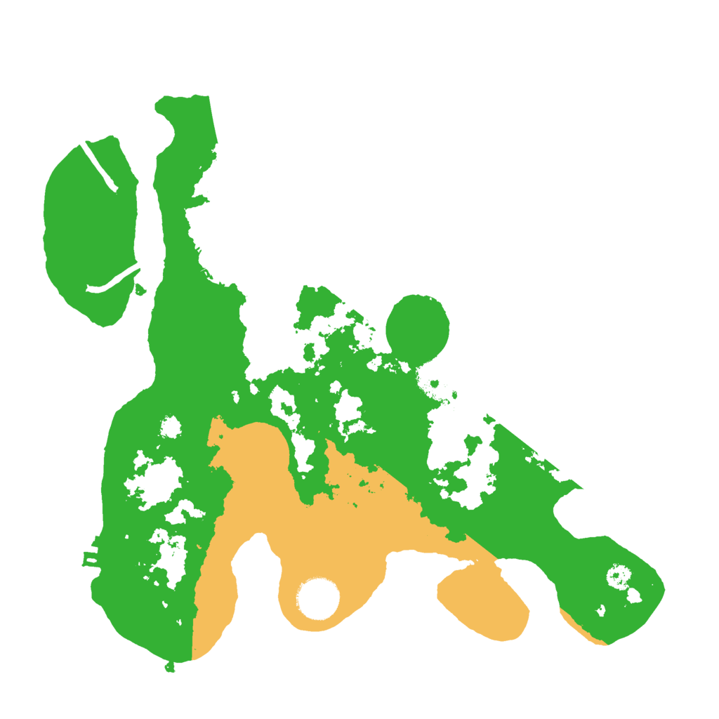 Biome Rust Map: Procedural Map, Size: 3000, Seed: 4225