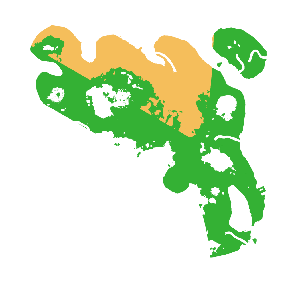 Biome Rust Map: Procedural Map, Size: 3000, Seed: 992547523