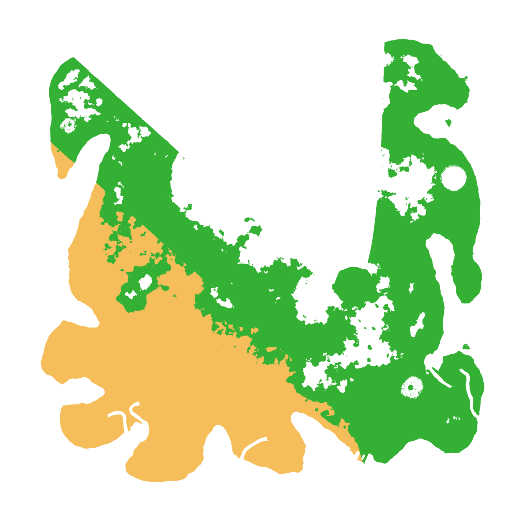 Biome Rust Map: Procedural Map, Size: 3700, Seed: 12611