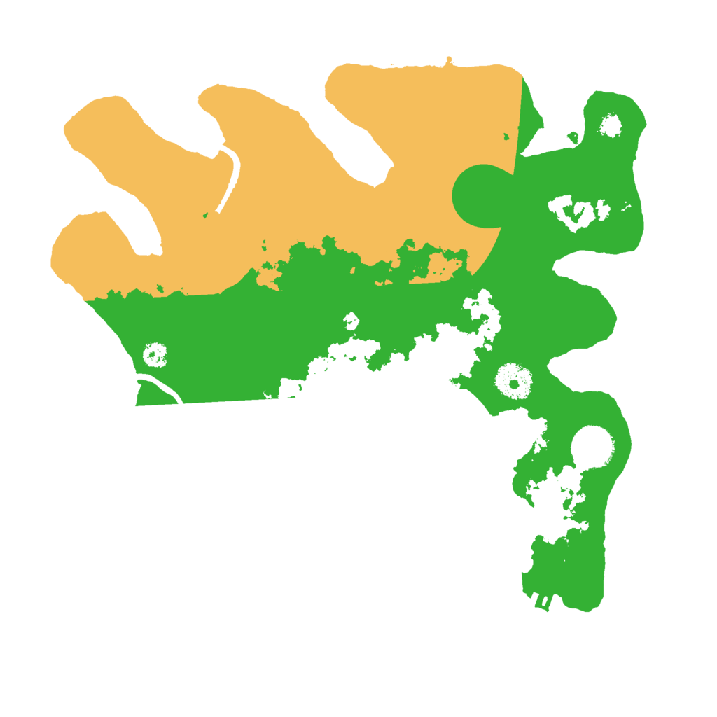 Biome Rust Map: Procedural Map, Size: 3000, Seed: 758321926