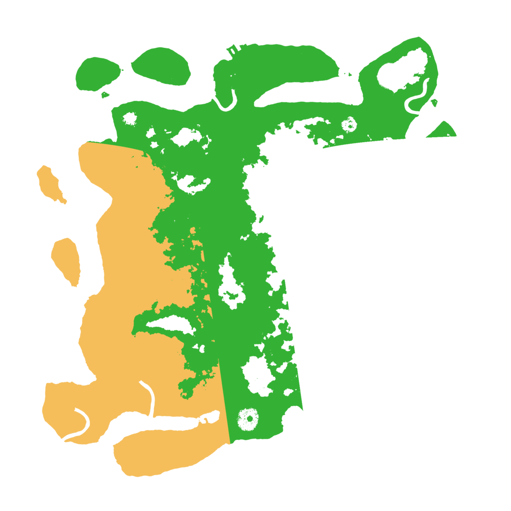 Biome Rust Map: Procedural Map, Size: 3500, Seed: 101621