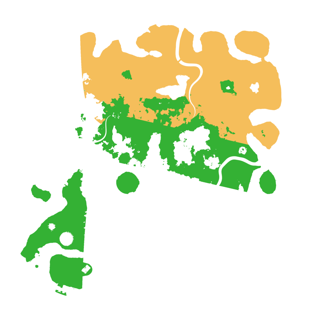 Biome Rust Map: Procedural Map, Size: 4000, Seed: 195827