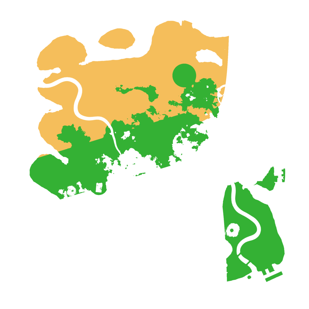 Biome Rust Map: Procedural Map, Size: 3453, Seed: 993459