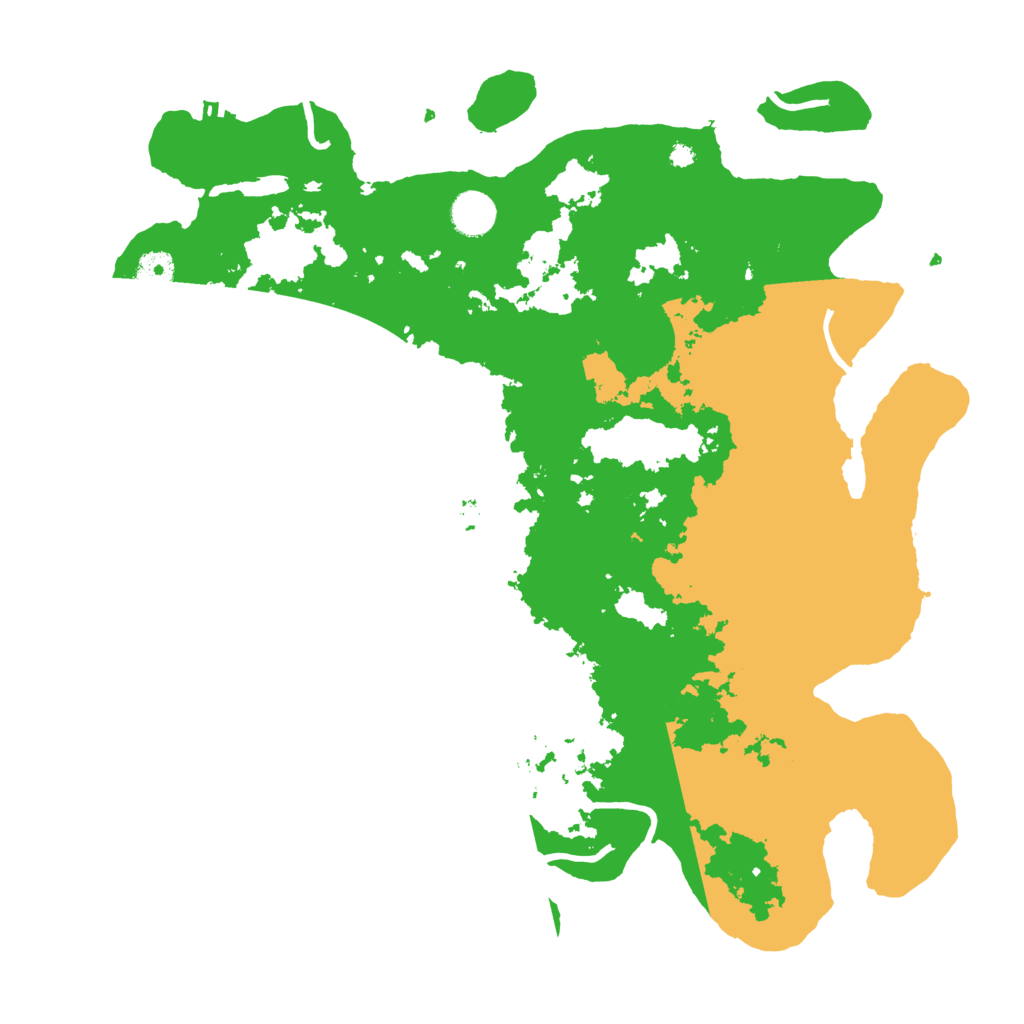 Biome Rust Map: Procedural Map, Size: 4000, Seed: 10101