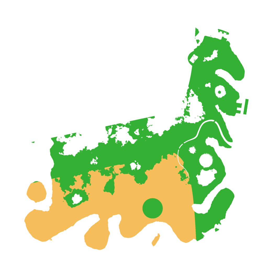 Biome Rust Map: Procedural Map, Size: 3500, Seed: 1482588104