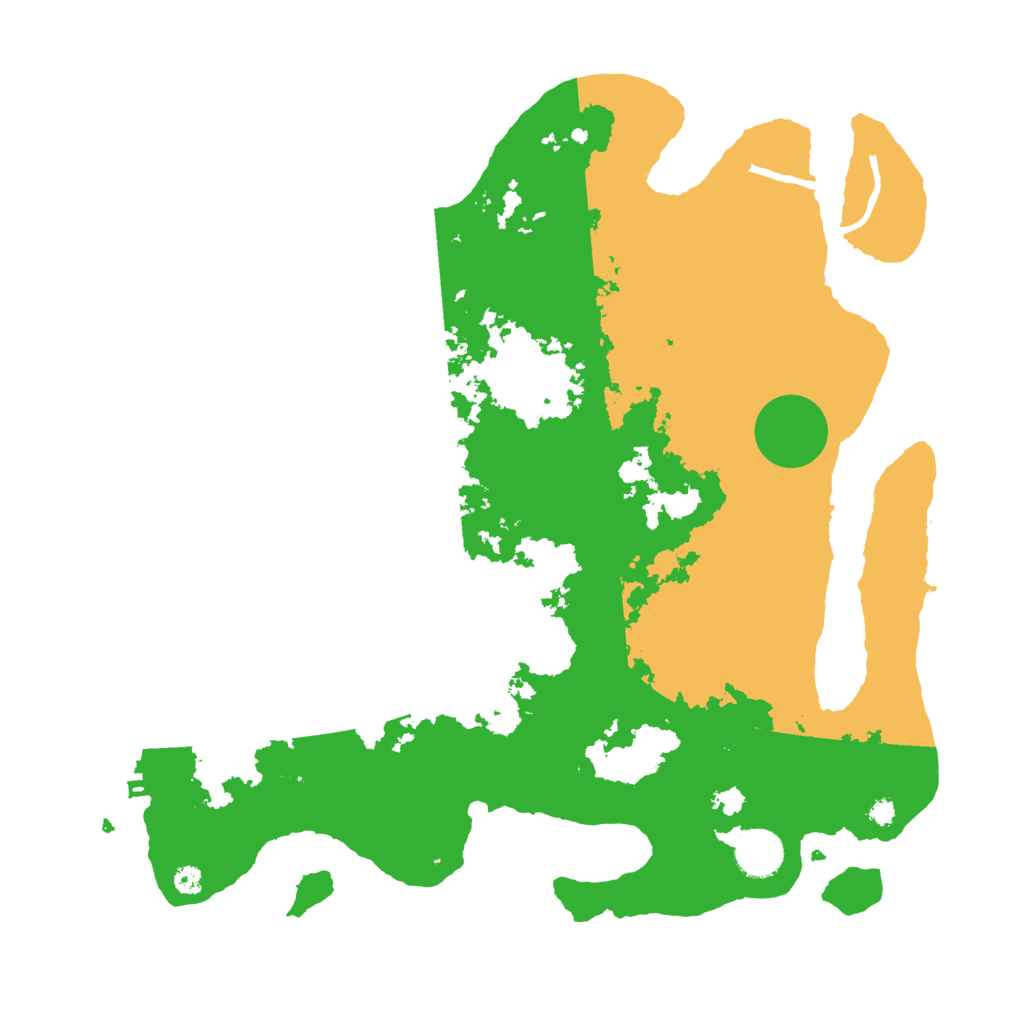 Biome Rust Map: Procedural Map, Size: 3700, Seed: 650959583