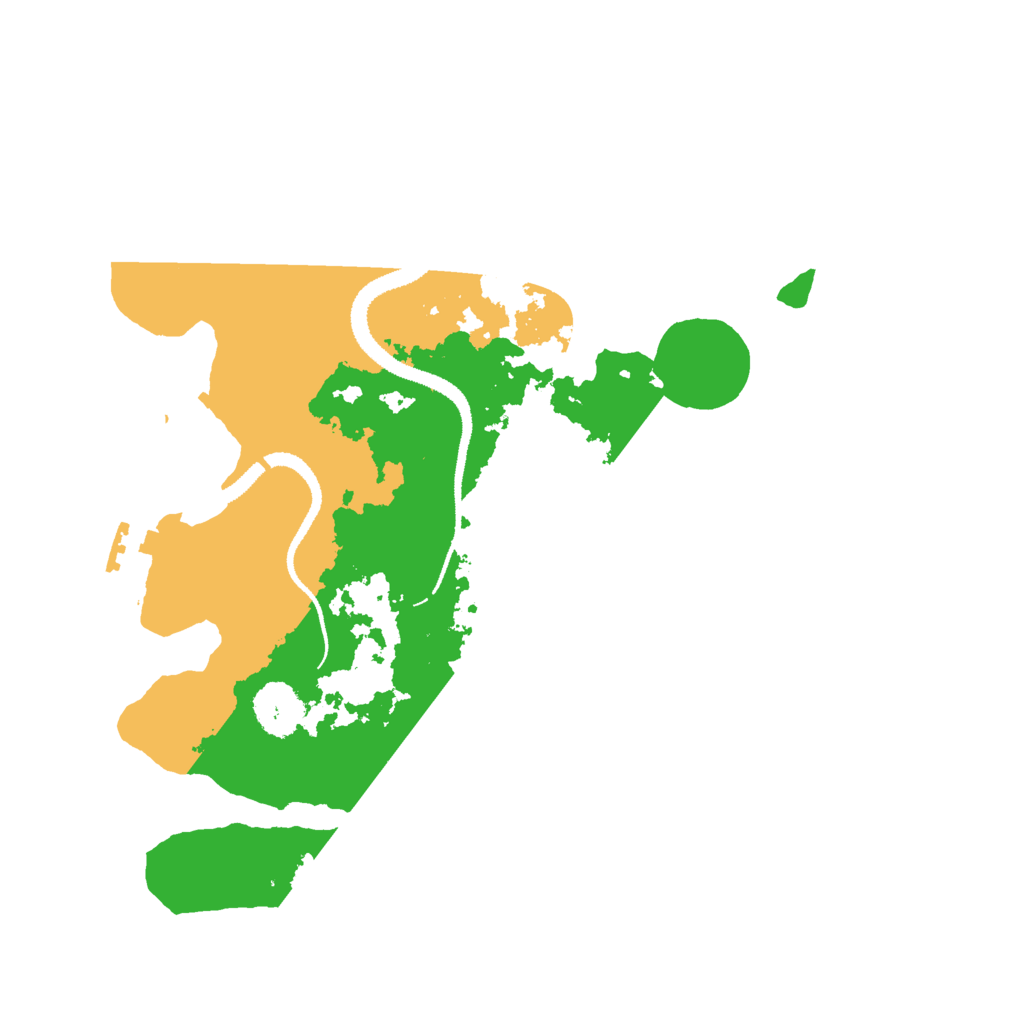 Biome Rust Map: Procedural Map, Size: 3000, Seed: 986275
