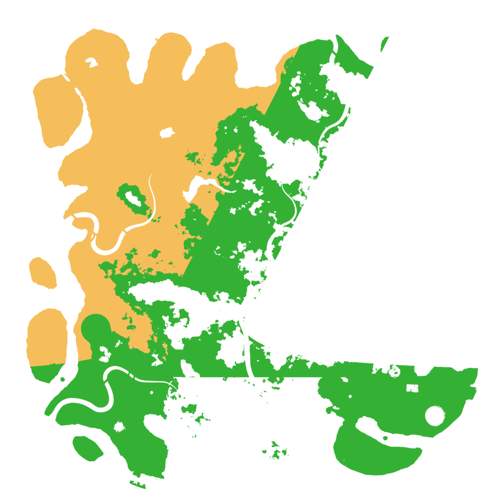 Biome Rust Map: Procedural Map, Size: 4500, Seed: 9148914