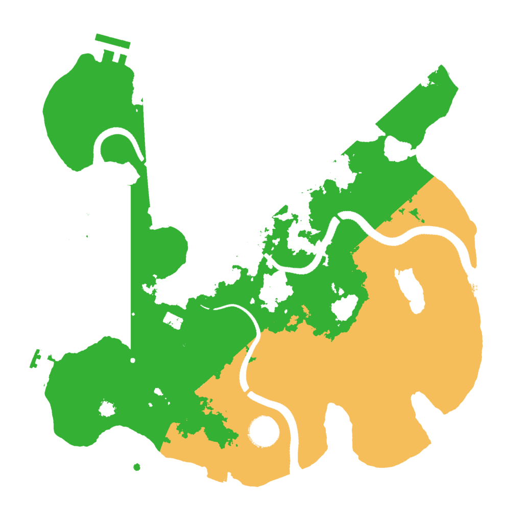 Biome Rust Map: Procedural Map, Size: 3000, Seed: 829598852