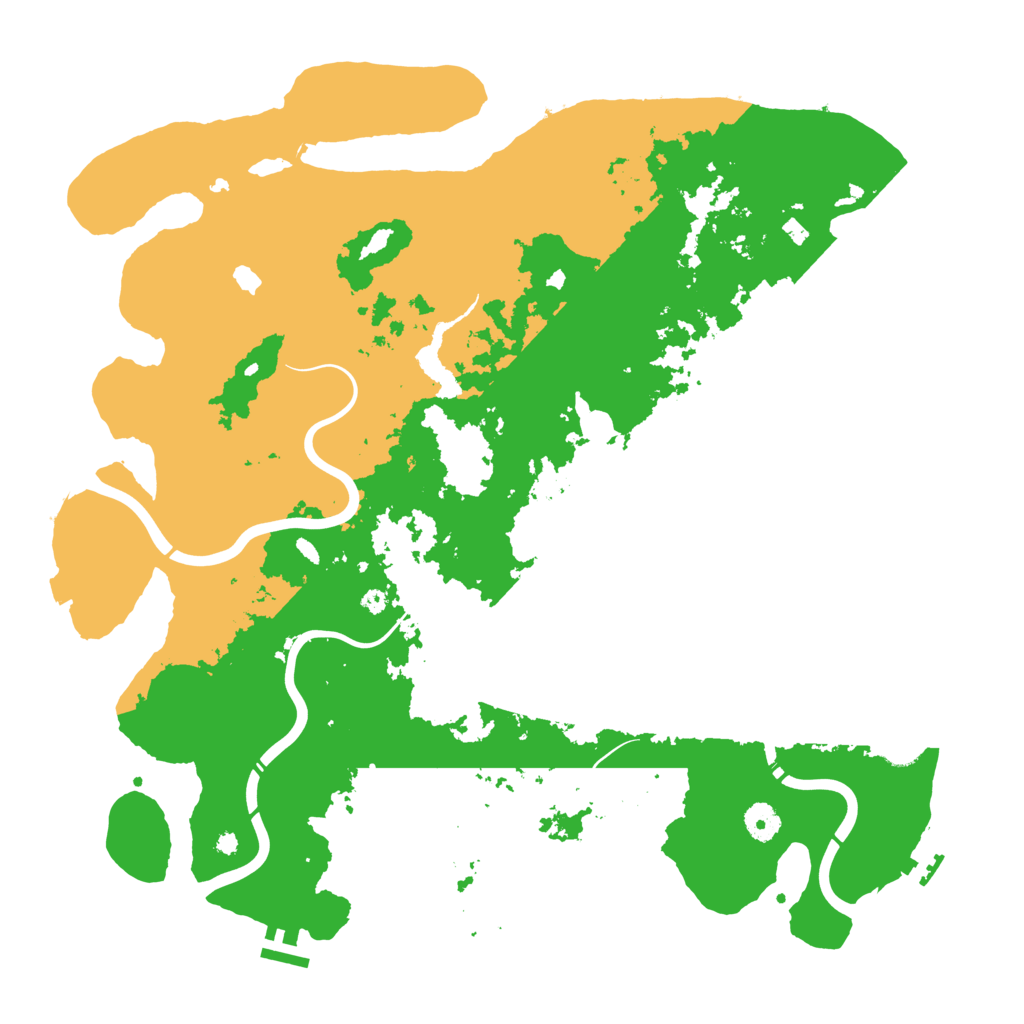 Biome Rust Map: Procedural Map, Size: 4250, Seed: 535054474