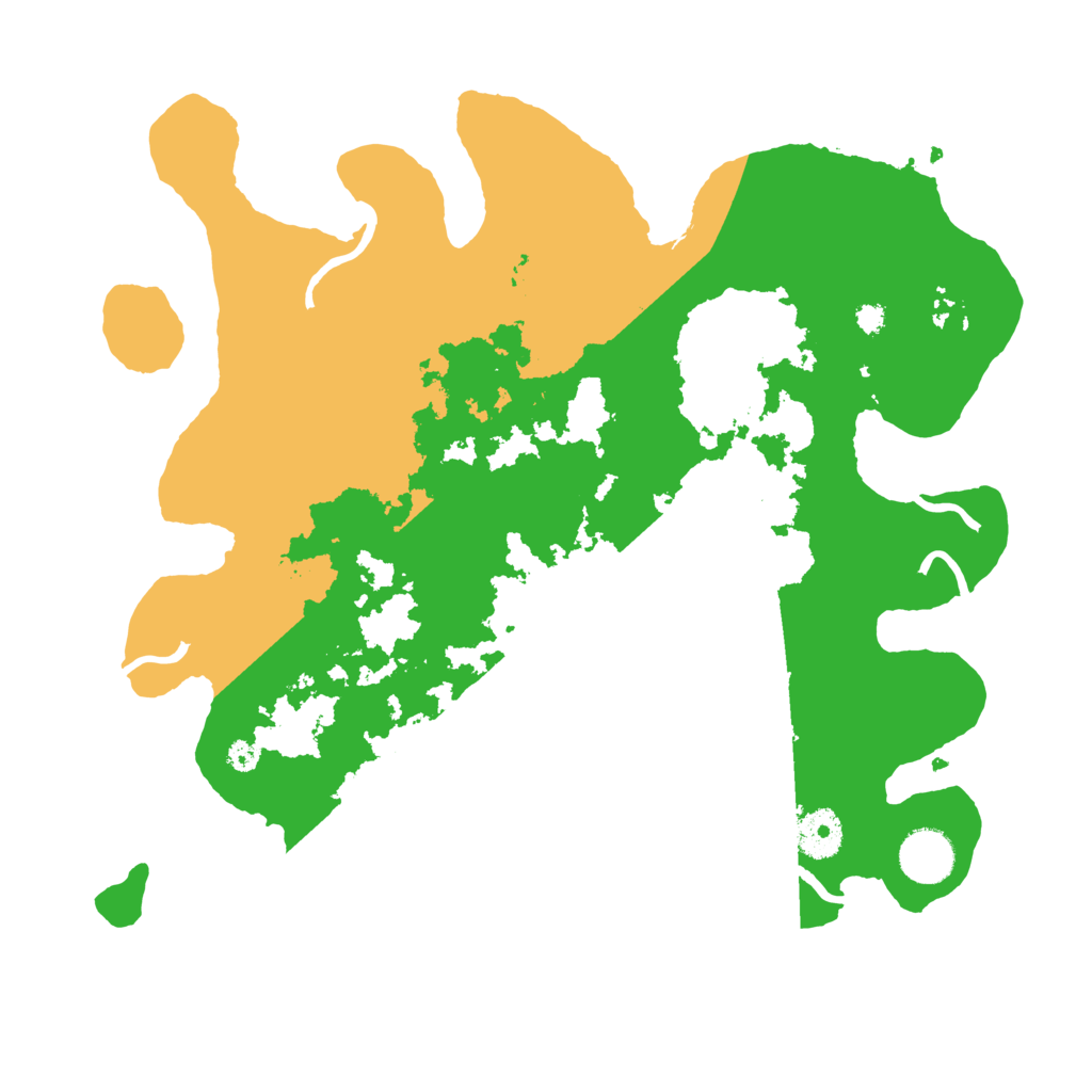 Biome Rust Map: Procedural Map, Size: 3500, Seed: 70579634