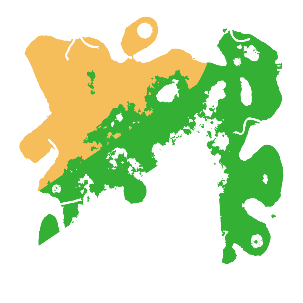 Biome Rust Map: Procedural Map, Size: 3500, Seed: 4459179