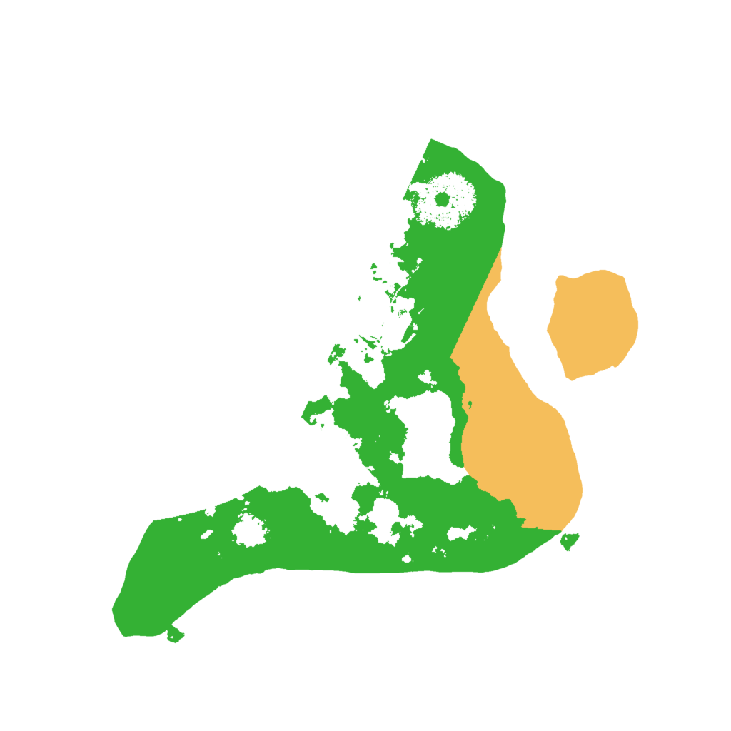 Biome Rust Map: Procedural Map, Size: 2000, Seed: 177675301