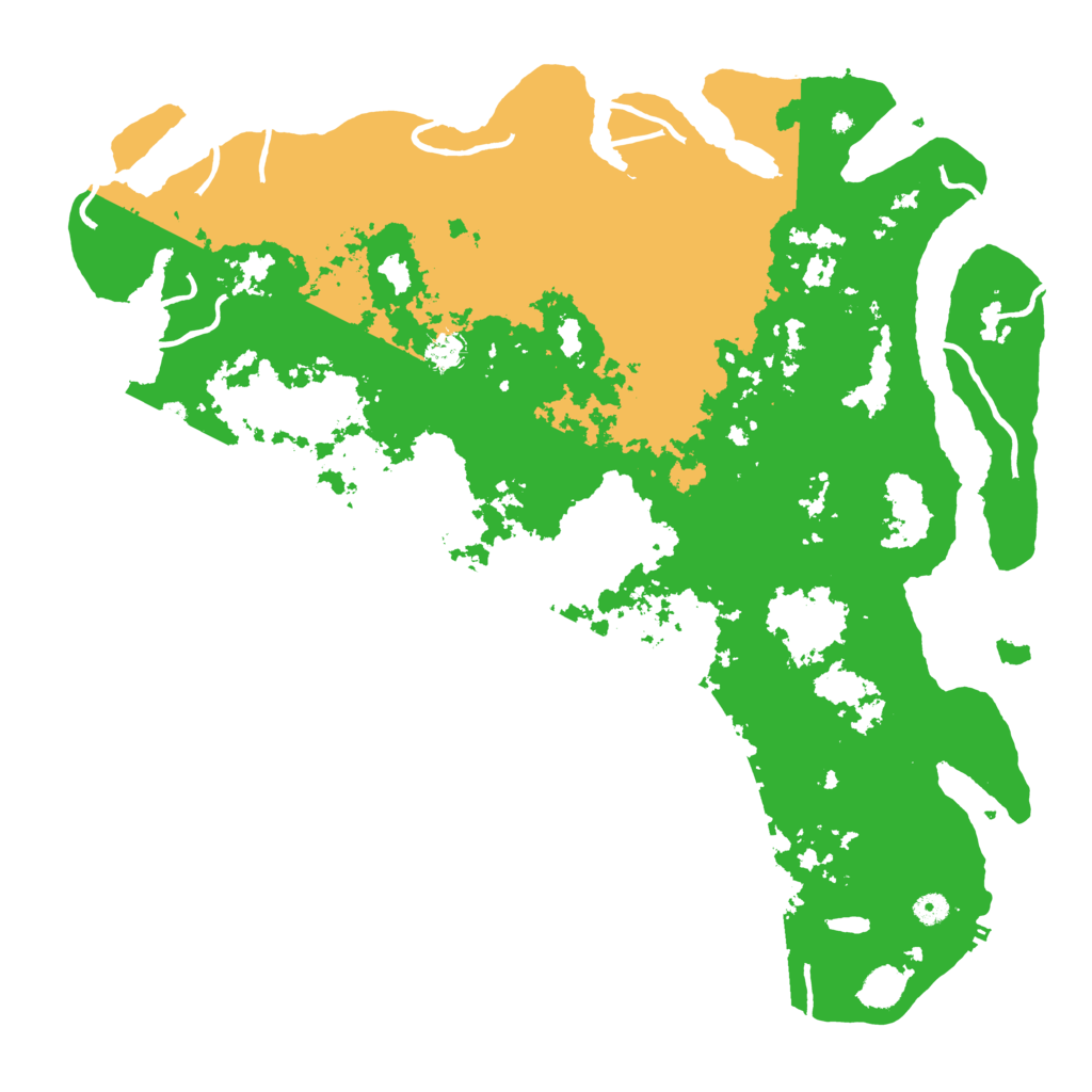 Biome Rust Map: Procedural Map, Size: 5000, Seed: 374697775