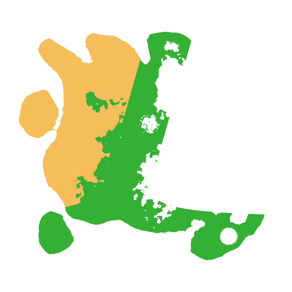 Biome Rust Map: Barren, Size: 3000, Seed: 25587