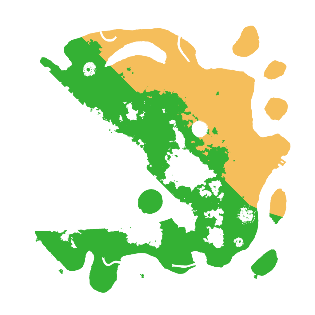 Biome Rust Map: Procedural Map, Size: 3500, Seed: 83985471