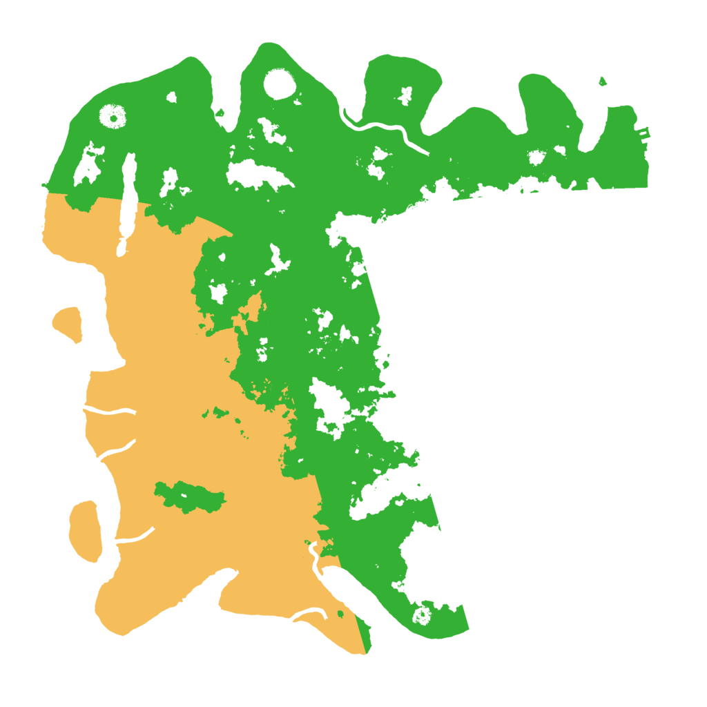Biome Rust Map: Procedural Map, Size: 4100, Seed: 1849662744