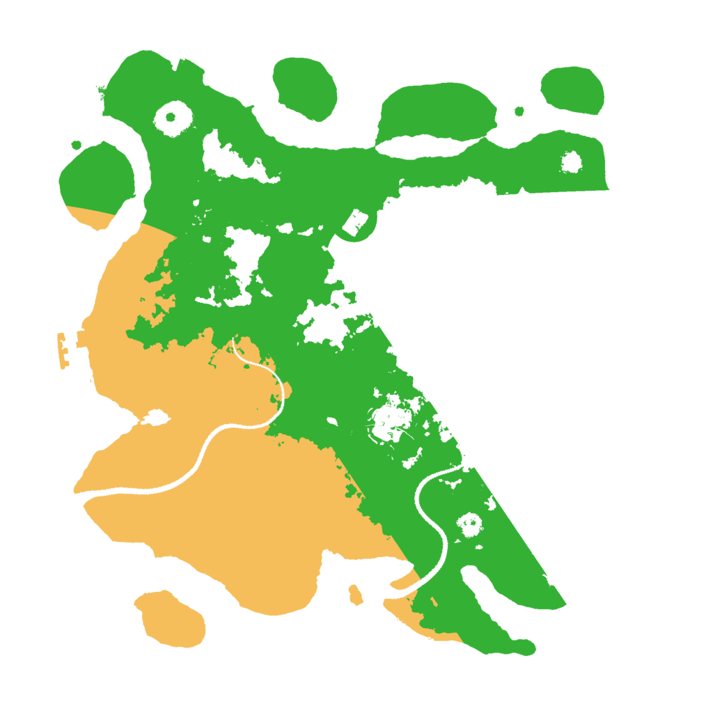 Biome Rust Map: Procedural Map, Size: 3000, Seed: 106933