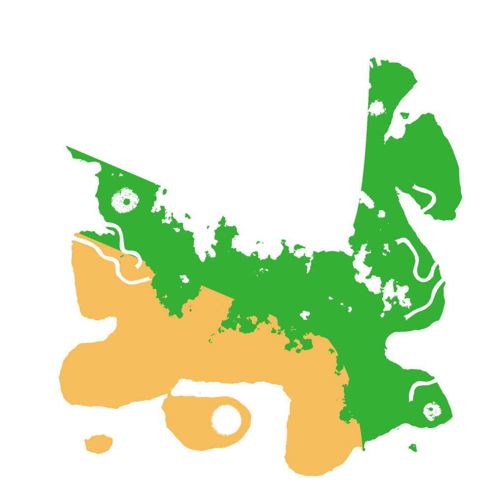 Biome Rust Map: Procedural Map, Size: 3000, Seed: 283853