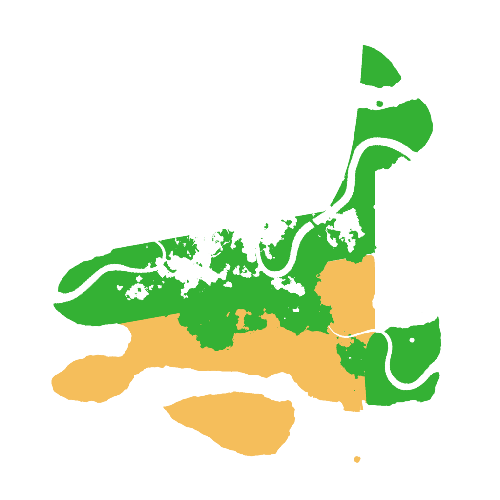 Biome Rust Map: Procedural Map, Size: 3000, Seed: 315849