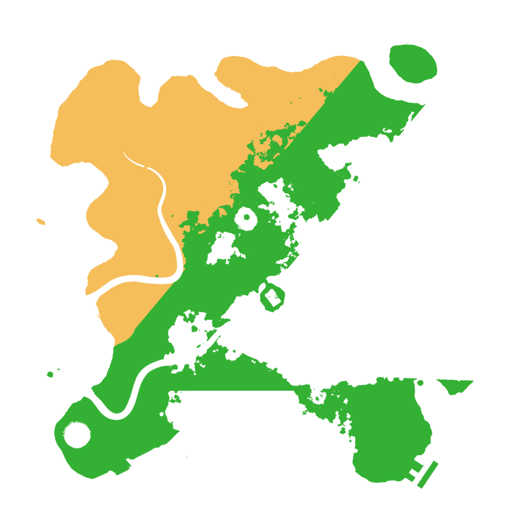 Biome Rust Map: Procedural Map, Size: 3500, Seed: 670686788