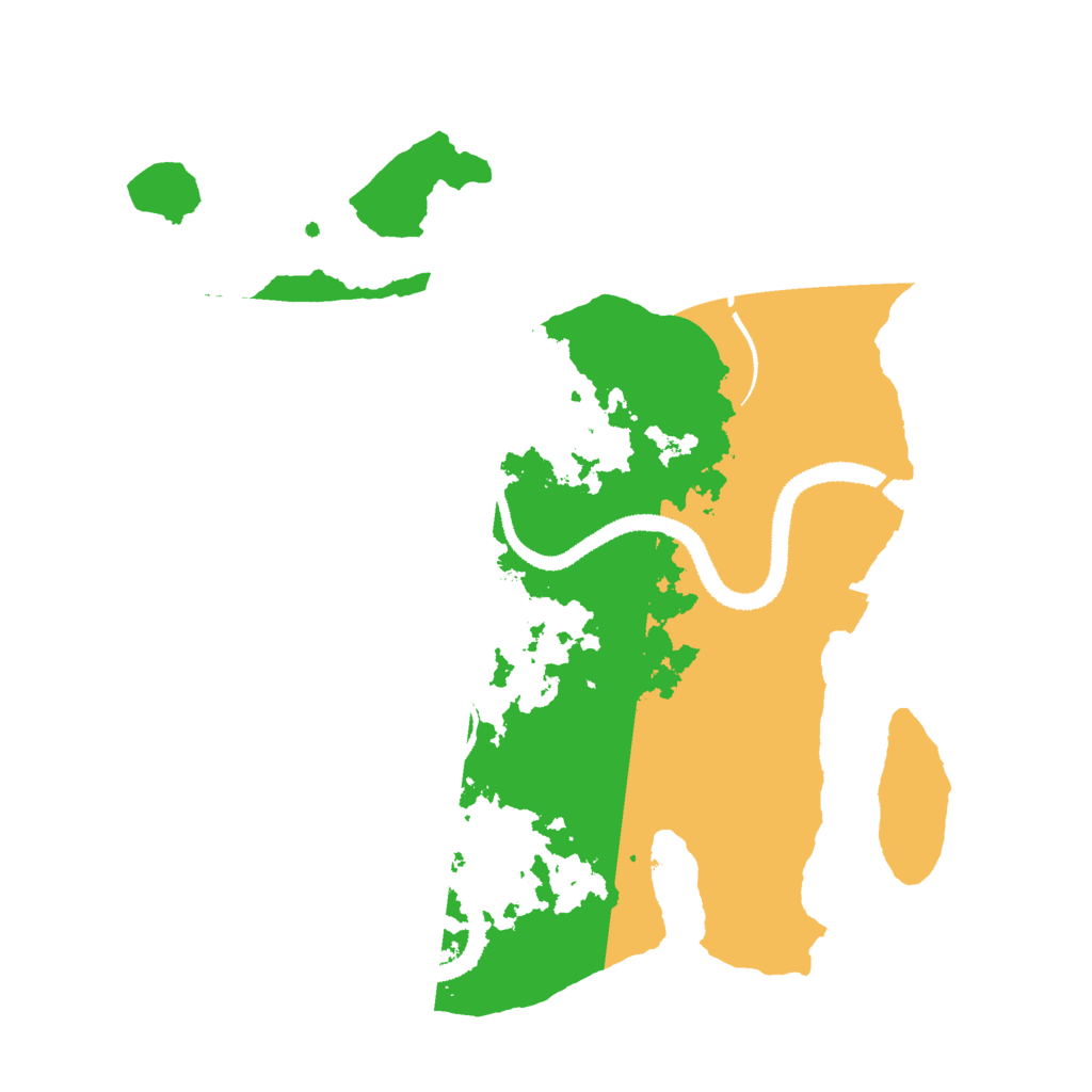 Biome Rust Map: Procedural Map, Size: 3000, Seed: 849143