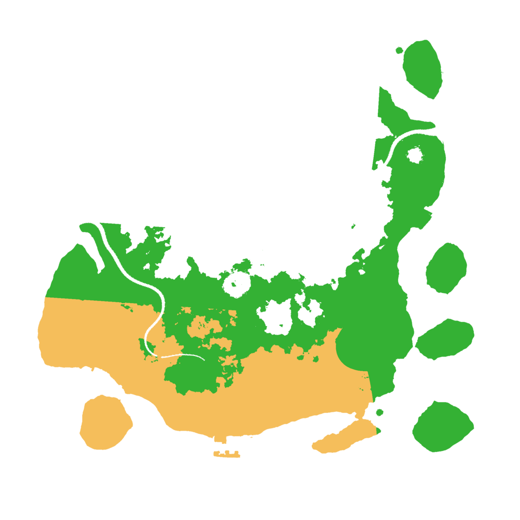 Biome Rust Map: Procedural Map, Size: 3000, Seed: 1504841687