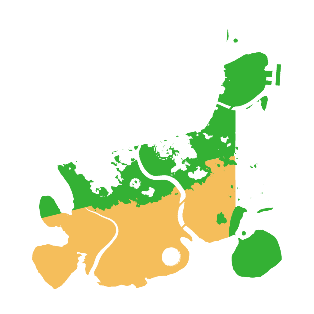 Biome Rust Map: Procedural Map, Size: 3000, Seed: 1880783784