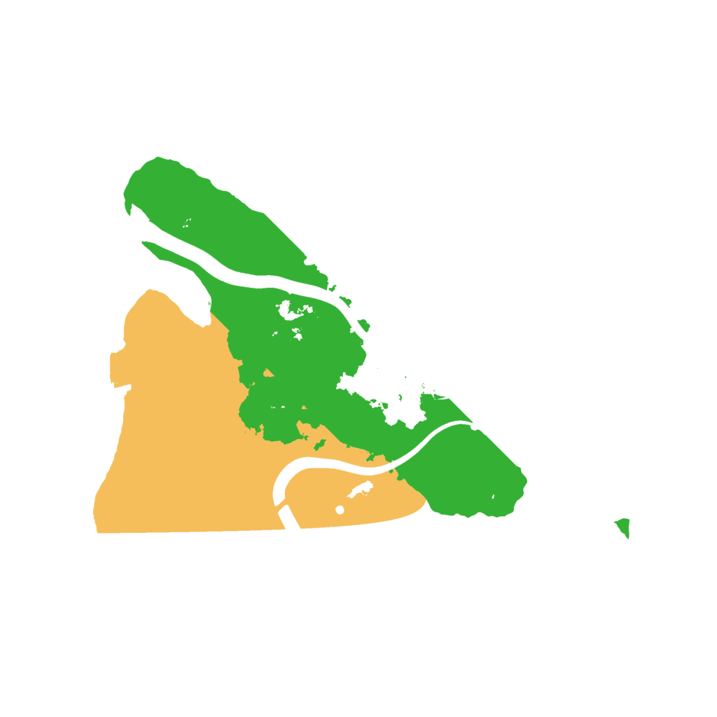 Biome Rust Map: Procedural Map, Size: 2400, Seed: 567856332