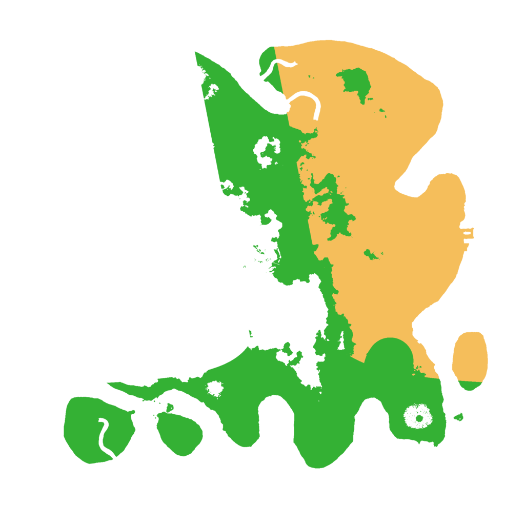 Biome Rust Map: Procedural Map, Size: 3000, Seed: 693889
